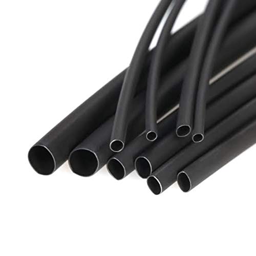 Rpi shop - 8 Meters in total Heat Shrink Tubes: 1 Meter each 1mm, 2mm, 3mm, 4mm, 5mm, 6mm, 8mm & 10mm Polyolefin 2:1 Sleeve for Wrap - Black - Image 3
