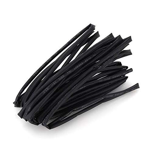 Rpi shop - 8 Meters in total Heat Shrink Tubes: 1 Meter each 1mm, 2mm, 3mm, 4mm, 5mm, 6mm, 8mm & 10mm Polyolefin 2:1 Sleeve for Wrap - Black - Image 4