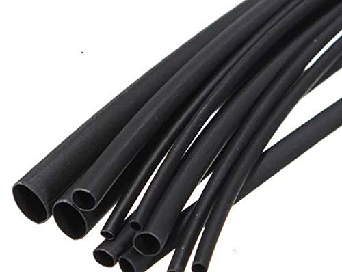 Rpi shop - 8 Meters in total Heat Shrink Tubes: 1 Meter each 1mm, 2mm, 3mm, 4mm, 5mm, 6mm, 8mm & 10mm Polyolefin 2:1 Sleeve for Wrap - Black - Image 5