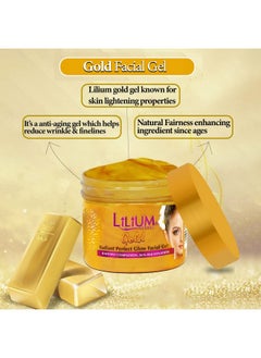 LILIUM Herbal Radiant Perfect Glow Gold Facial Gel (900 Ml)  - Image 2