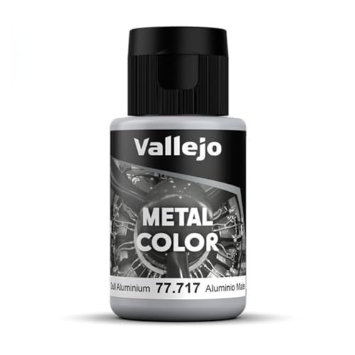 Vallejo - Metal Color | Dull Aluminium 32 ml (1.08 fl.oz.) | Faithfully Reproduce Different Metallic Finishes - Image 4