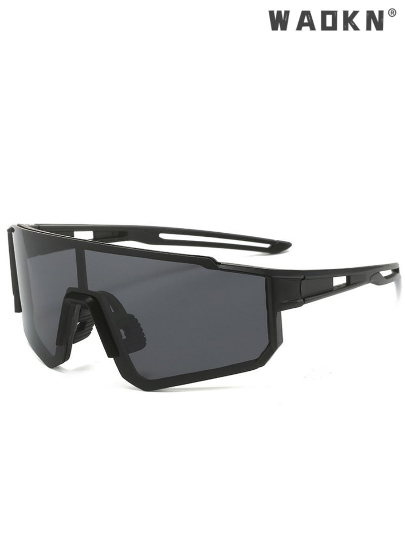 WAOKN Polarized Cycling Glasses,Sports Sunglasses,Bike Sunglasses for Men and Women,Riding Motorcycles Sports Eye Protection Windproof and Sandproof Driving Sunglasses，Mountain Bicycle Cycling Goggles - Image 1