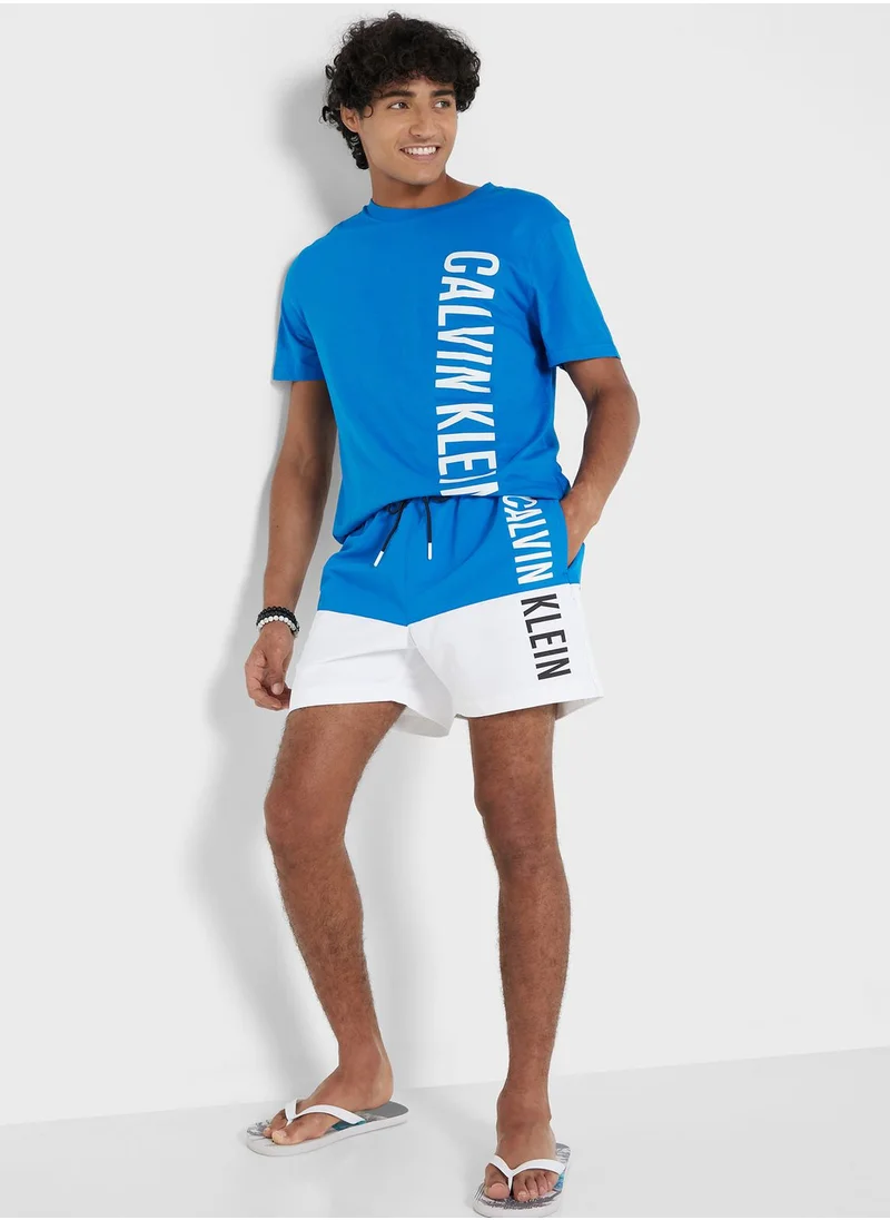 CALVIN KLEIN Logo Crew Neck T-Shirt