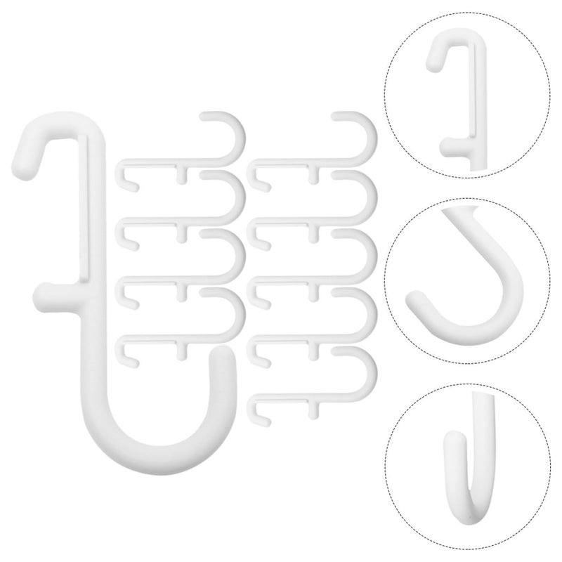 10Pcs Plastic J Shaped Pegboard Hooks For Jewelry Keys Tools Home Workshop Garage Storage - Image 5