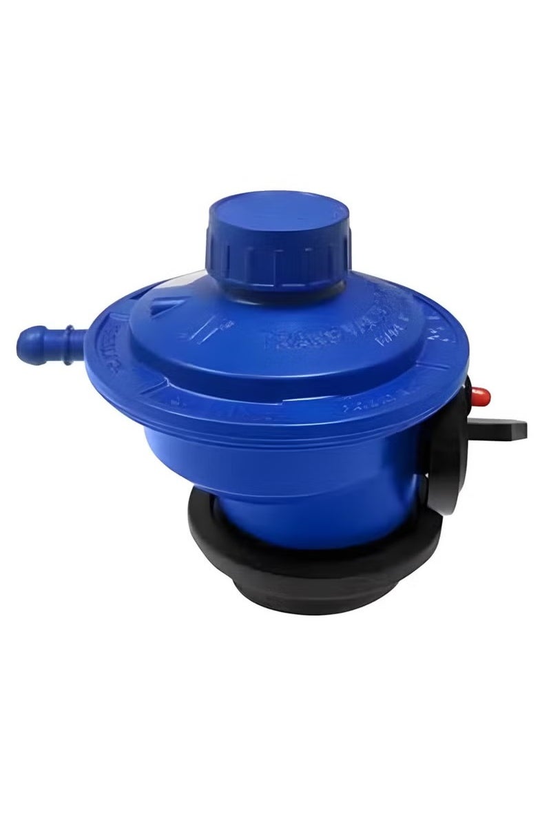 LPG Gas Cylinder Regulator with Hose (2 m 8 mm) and stainless steel clip 2 Piece - Image 2