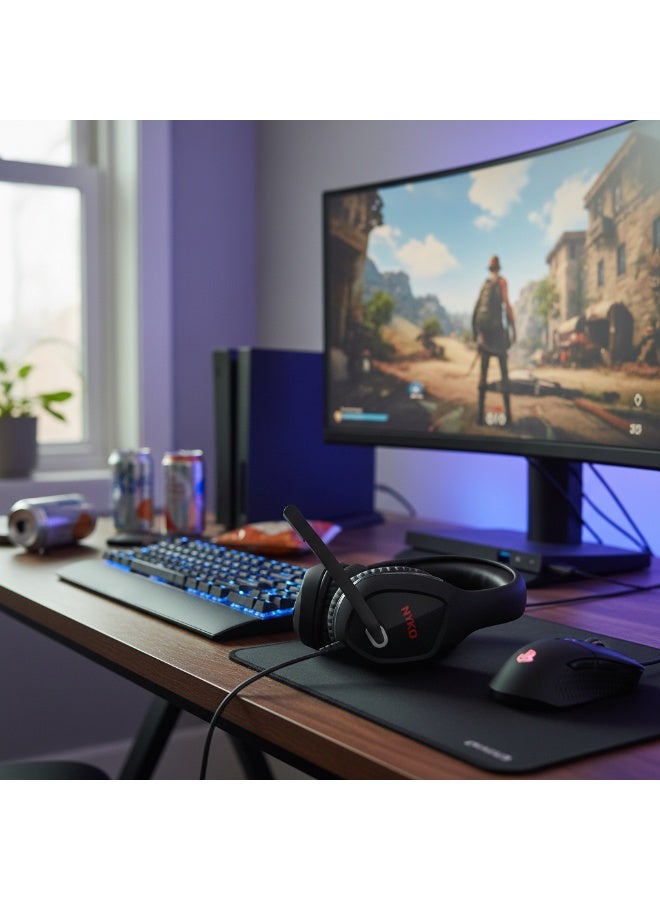 نيكو سماعة الألعاب السلكية NYKO NB-4500 متوافقة مع PS5 مع تحكم في الصوت - Image 3