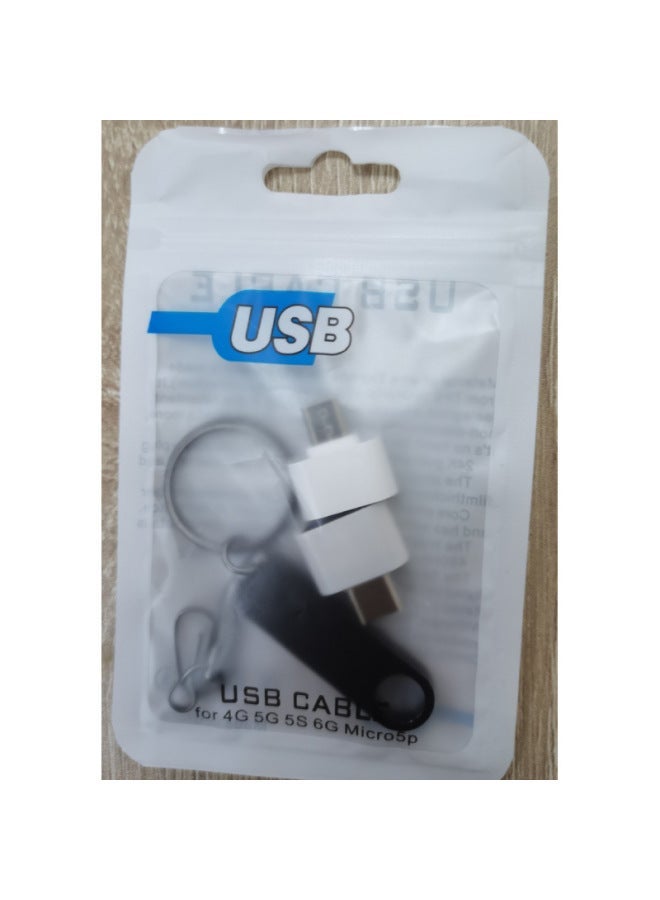 Direct Metal U Disk Waterproof 8g 16g 32g 64g Lettering LOGO Gift Disk-Color:Black + Adapter-Capacity:16GB - Image 1