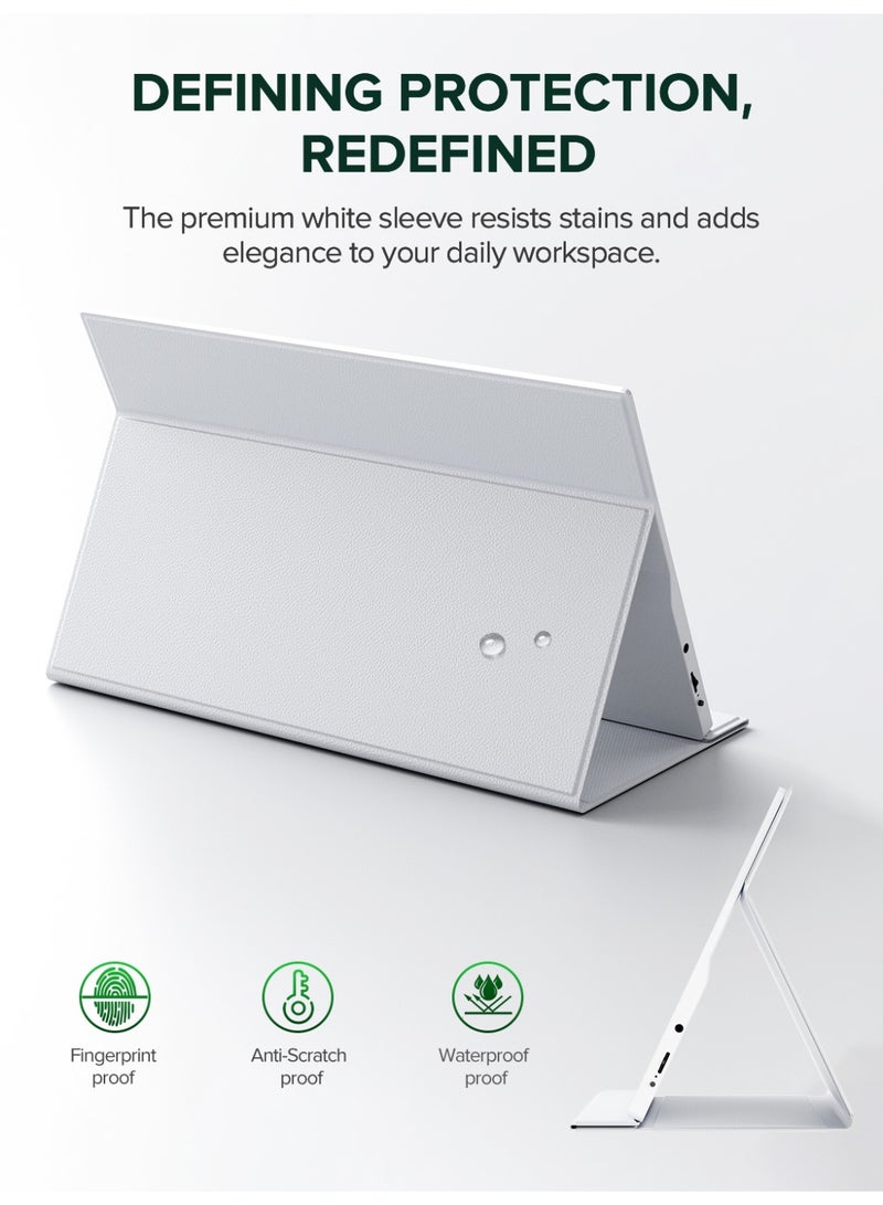 أوبيرفكت شاشة محمولة للكمبيوتر المحمول 15.6 بوصة 60 هرتز 1920 × 1080 FHD IPS 16:9 منفذ USB C و Mini HDMI شاشة ثانية للكمبيوتر المحمول/الهاتف/جهاز الألعاب، قابلة للتثبيت على VESA - Image 5