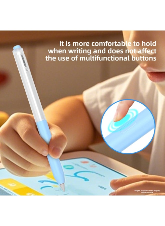 Generic Suitable For HKUST Xunfei AI Learning Machine 2 Generation Handwriting Pen Protective Cover HKUST Xunfei Pen Cover Segmented Pen Cover-Color:Sky Blue  - Image 4