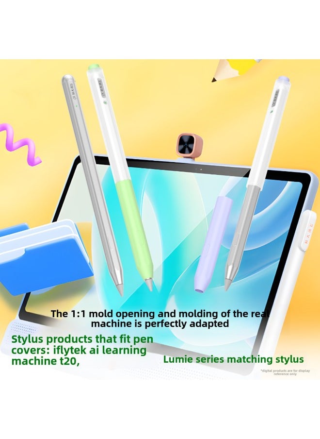 Generic Suitable For HKUST Xunfei AI Learning Machine 2 Generation Handwriting Pen Protective Cover HKUST Xunfei Pen Cover Segmented Pen Cover-Color:Sky Blue  - Image 3