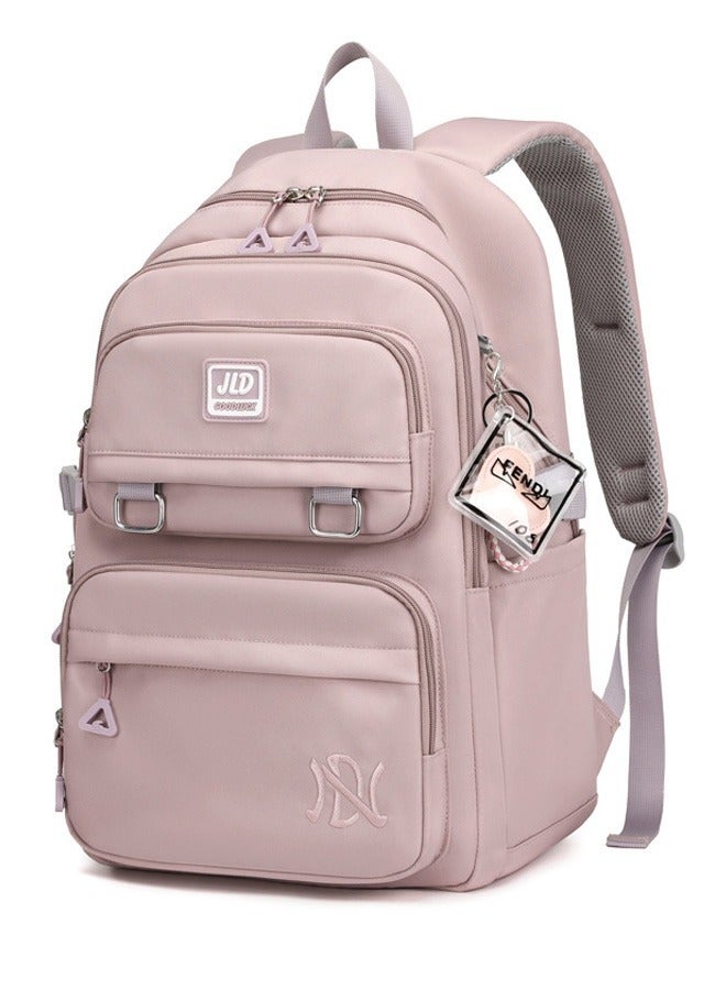 JLD 35L Travel Large Capacity Backpack Nylon Breathable Casual Daypack Wear-resistant Zipper School College Bag for Girls Teens - Image 3