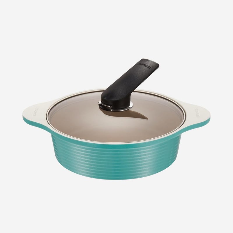Happycall Arbor Blanc Ceramic Low Pot Mellow Mint 24cm 31L