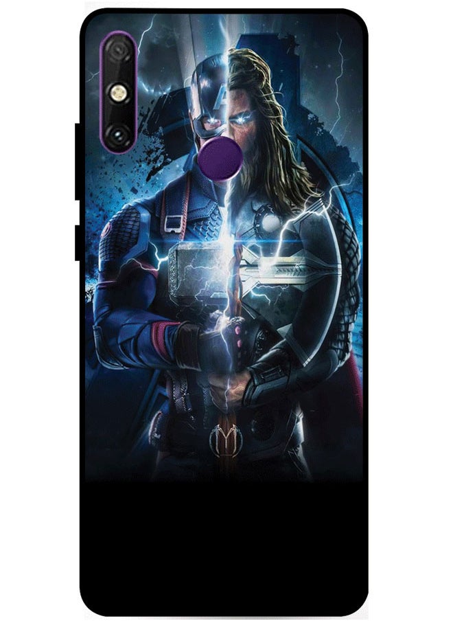 EYE CATCH Protective Case Cover For Huawei Enjoy 20E Thor & Captain America Multicolor  - Image 1