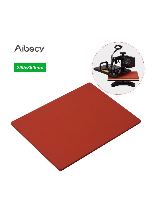 NIBEMINENT Silicone Mat For Heat Press Machine Red - Image 5