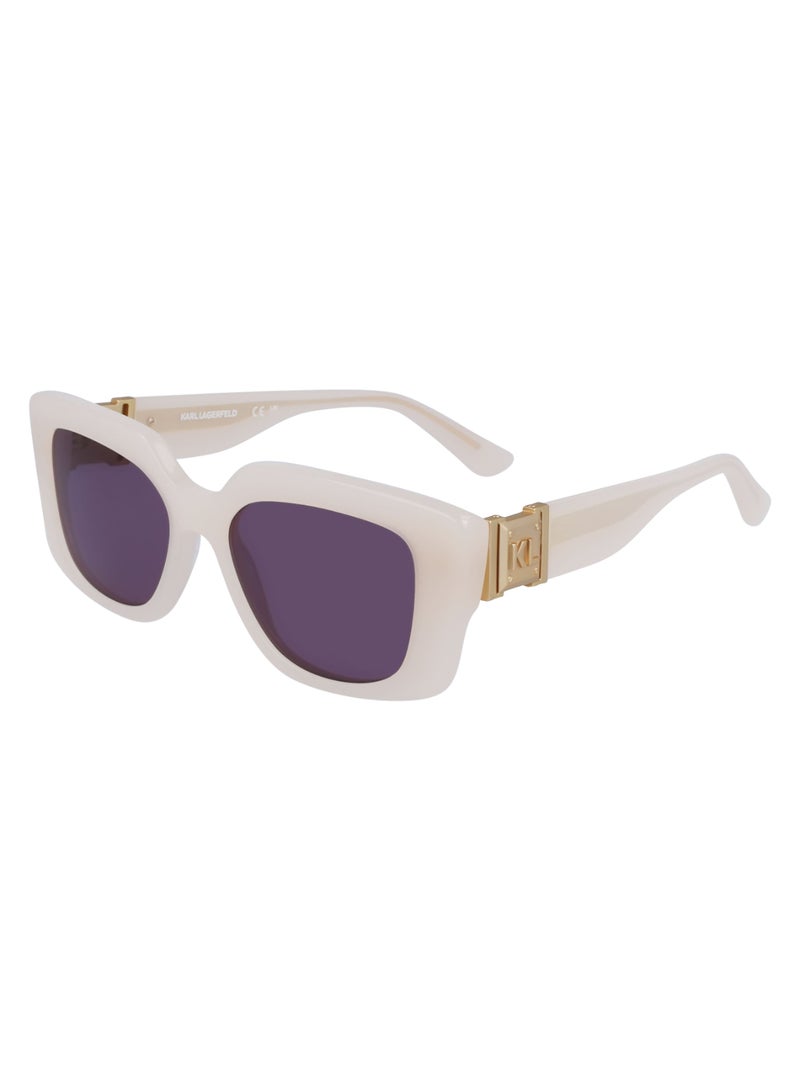 Karl Lagerfeld FULL RIM ACETATE ACETATE KARL LAGERFELD SUNS KL6125S 5217 (280) MILK - Image 1