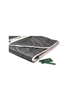 Generic Maqam Ibrahim Premium Padded Prayer Mat - Size 65 * 120 cm, Perfume The Kaaba - A Unique Gift for All Occasions for a Unique Spiritual Experience in the Shape of a Mihrab (Grey Lotus)  - Image 3