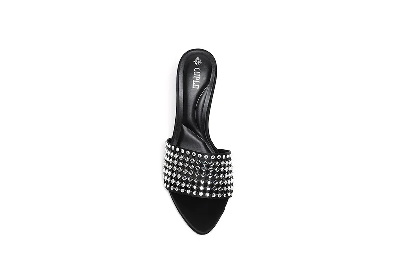 Cuple Womens Stiletto heeled Sandals