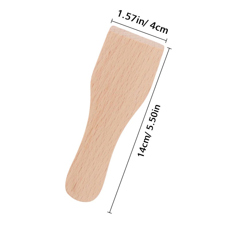 12 Pieces Wooden Kitchen Utensil Set With Spatula Butter Cream Scraper Heat Resistant Baking And Grilling Tools - Image 3