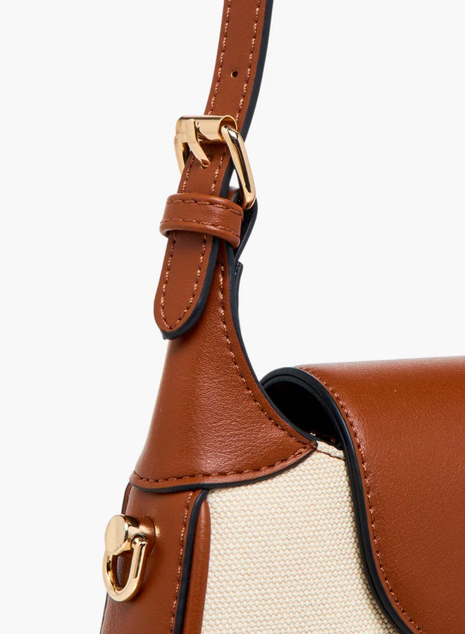 Celeste Colourblock Shoulder Bag with Detachable Strap