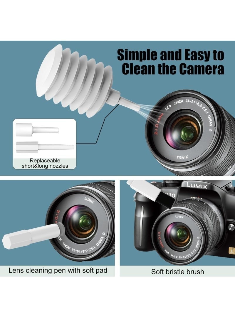 مجموعة تنظيف إلكترونية 20 في 1، مجموعة تنظيف لوحة المفاتيح، أداة تنظيف محمولة ومتعددة الوظائف لشاشة الكمبيوتر وسماعات الأذن والهاتف الخلوي والكمبيوتر المحمول وسماعات البلوتوث. - Image 5