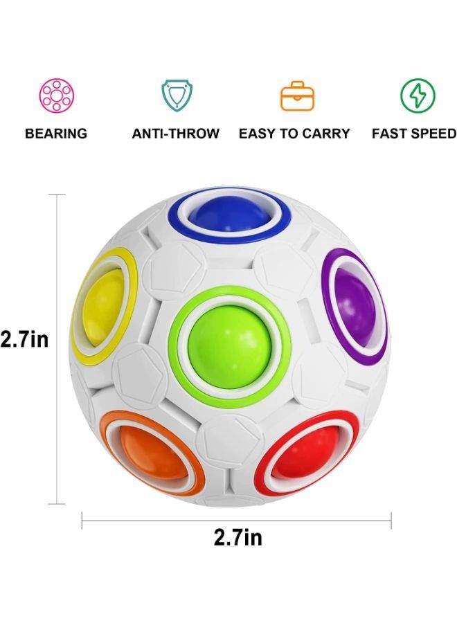 قوس قزح الكرة السحرية لعبة لعبة تخفيف التوتر - Image 2