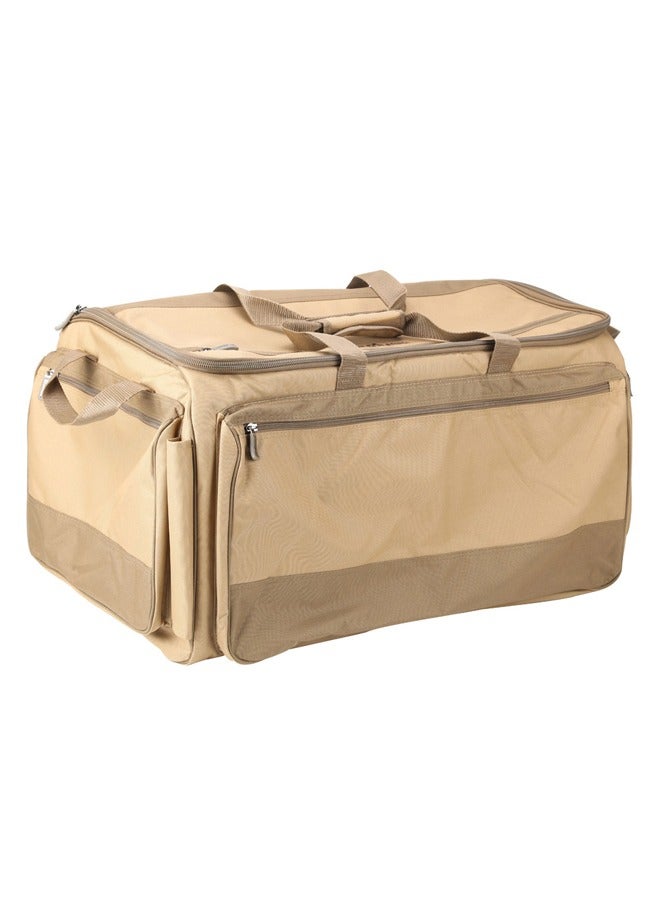 السنيدي شنطة عزبة التنهات للرحلات شنطة كشتات كاكي مقاس 68.5*56*38.5سم - Image 1