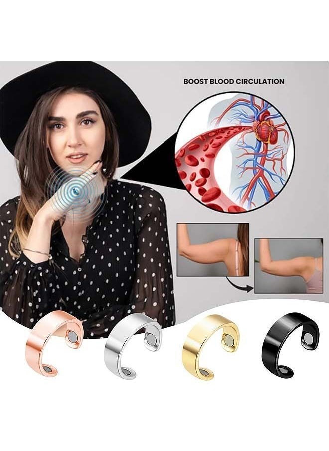 NIBEMINENT Creative Magnetic Open Health Ring  - Image 4