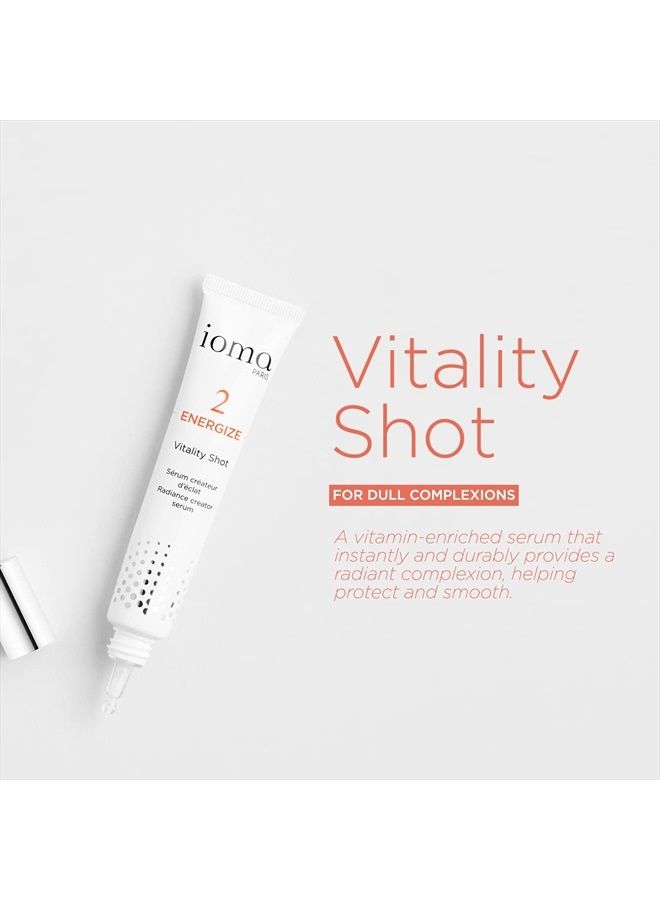IOMA Paris - ENERGIZE Vitality Shot - Vitamin C, E and B3, Enriched Face Serum, Renews Radiance in Your Skin, (30 ml)  - Image 2