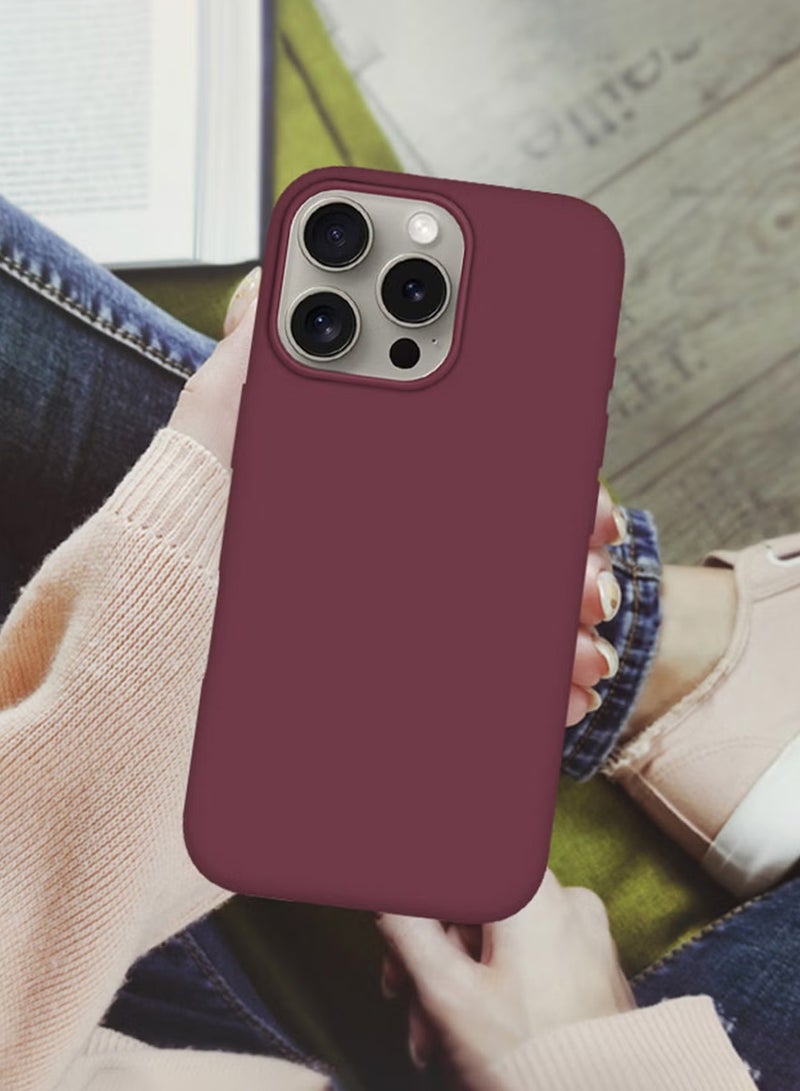 CATANES (for iPhone 16 Pro Max) Case, Slim Silicone Case, Full Covered Anti Scratch Shockproof Protective Cover - Image 4