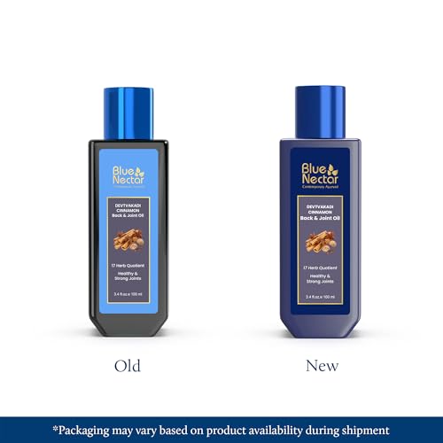 Blue Nectar زيت آيورفيدا الأزرق لتخفيف آلام الظهر والمفاصل والكتف مع زيوت القرفة والقرنفل الأساسية 17 عشبة 338 أونصة سائلة - Image 5