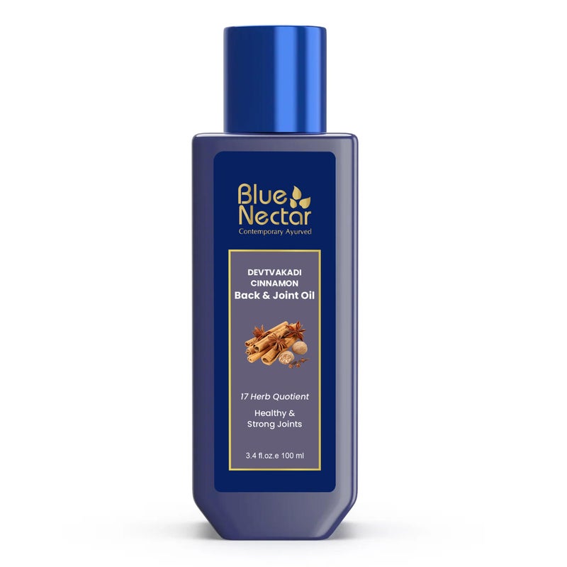 Blue Nectar زيت آيورفيدا الأزرق لتخفيف آلام الظهر والمفاصل والكتف مع زيوت القرفة والقرنفل الأساسية 17 عشبة 338 أونصة سائلة - Image 3