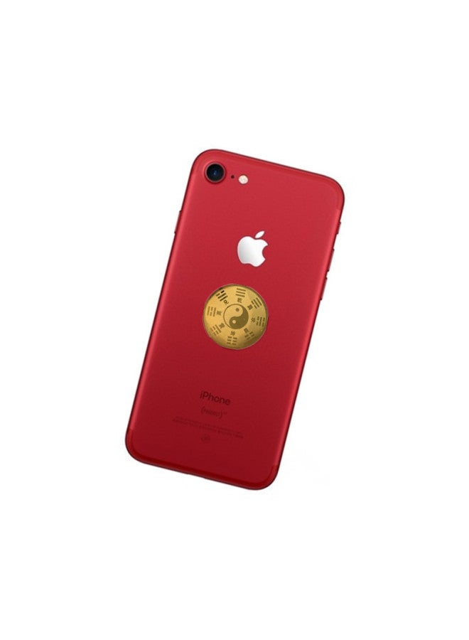 Manufacturers Supply 24k Gossip Radiation Mobile Phone Stickers Metal Anion Energy Stickers OEM Customization-Color:Packing 3: Yellow Cardboard - Image 3