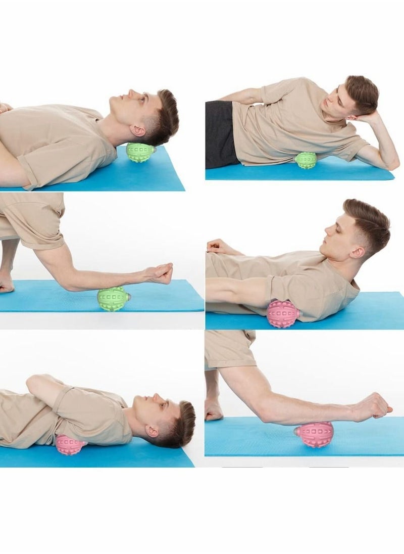 Excefore Massage Ball, Double Head Can be Replaced Spiky Massage Balls  - Image 4