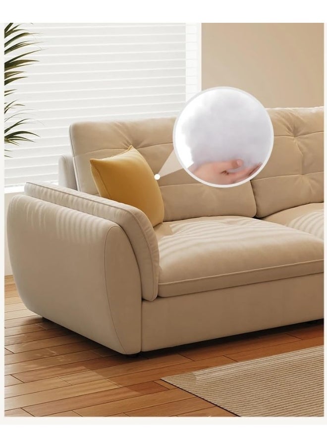 Comfynest - Tufted Modern Style Sofa with Pillow Top Arm and Cushions - Image 1