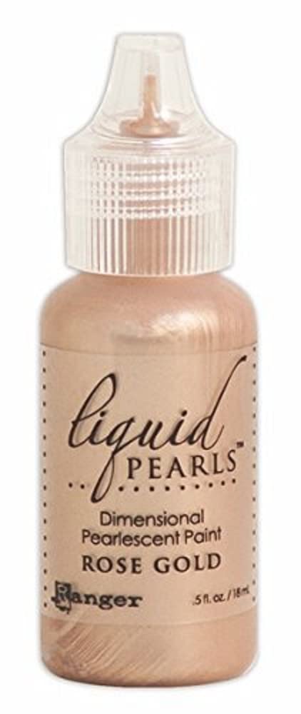 Liquid Pearls Dimensional Pearlescent Paint 5oz Rose Gold
