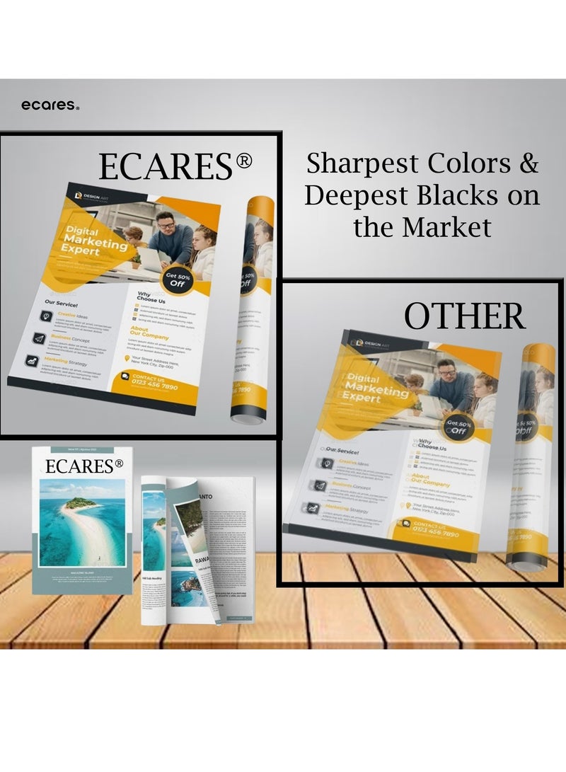 ECARES® 045 Compatible Toner for Canon MF634Cdw, MF632Cdw, LBP612Cdw Laser Printers (Black). - Image 2