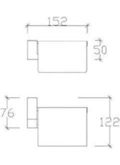 Tema Bathroom Premium Covered Toilet Paper Holder 71009 Pack of 2  - Image 2