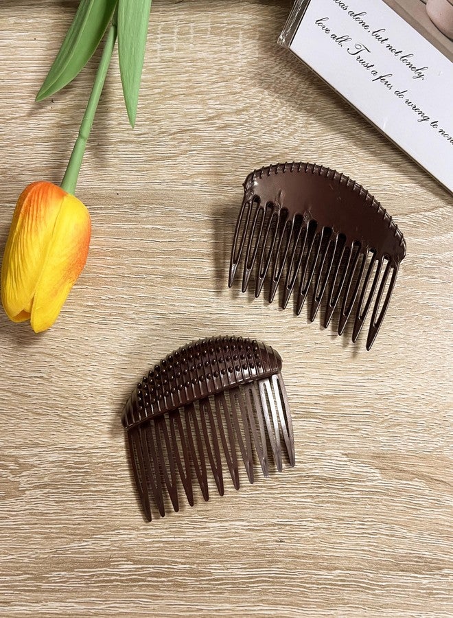 إسفنجة قاعدة الشعر، مشبك شعر غير مرئي، مشط، وسادات شعر صناعية لزيادة كثافة الشعر، ملحقات تصفيف الشعر، لون بني (بني فاتح) - Image 2