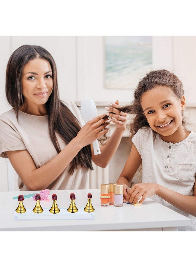 KIRA Acrylic Nail Display Stand Nail Tip Holder Magnetic Nail Practice Stand Fingernail DIY Nail Art Stand for False Nail Tip Manicure Tool - Image 4