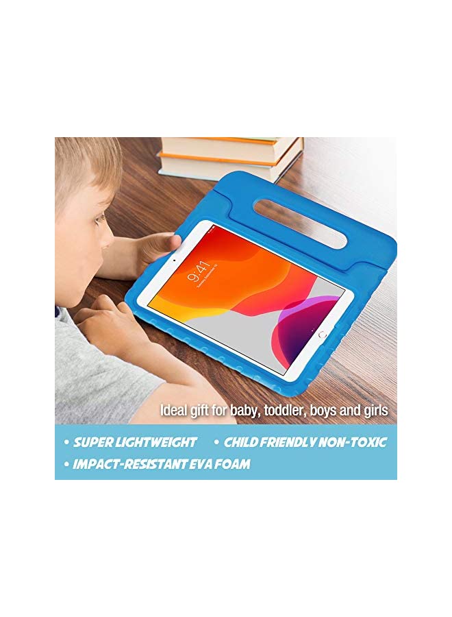 Procases ProCase Kids Case for iPad 10.2 inch 9th 2021/ 8th 2020/ 7th 2019/ iPad Air 10.5" 2019/ iPad Pro 10.5, Shockproof Convertible Handle Stand Cover Light Weight Kids Friendly Case for iPad 9/8/7 -Blue - Image 4