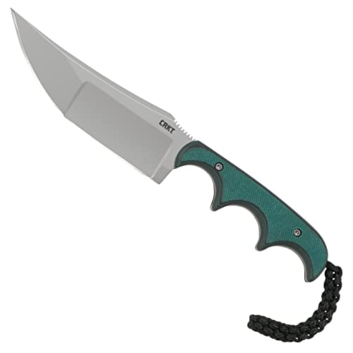 CRKT Minimalist Katana Compact Fixed Blade Knife with Sheath: Everyday Carry Knife, Resin Infused Fiber Handle and Nylon 2394 - Image 1