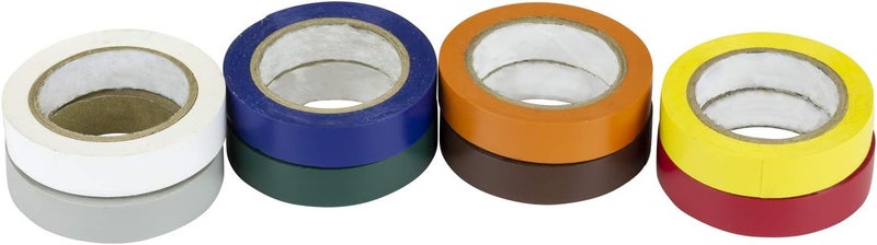 Peavey Color Code Microphone ID Tape - 8 Pack of Multicolor Adhesive Rolls for Easy Identification