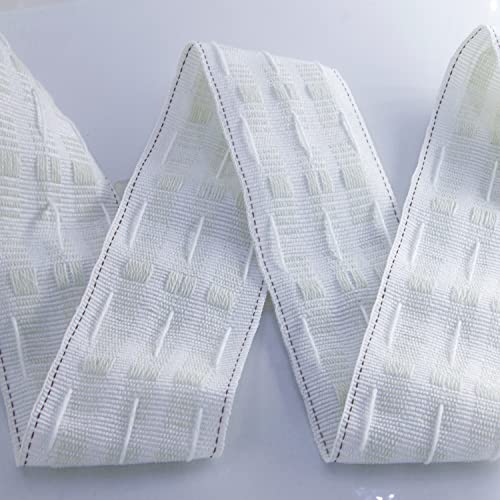 MJMP Curtain Pleating Tape 10 Yards White British Style, Perfect for Making Home Decor Projects.(10 Yards 2.8 Inch) - Image 3