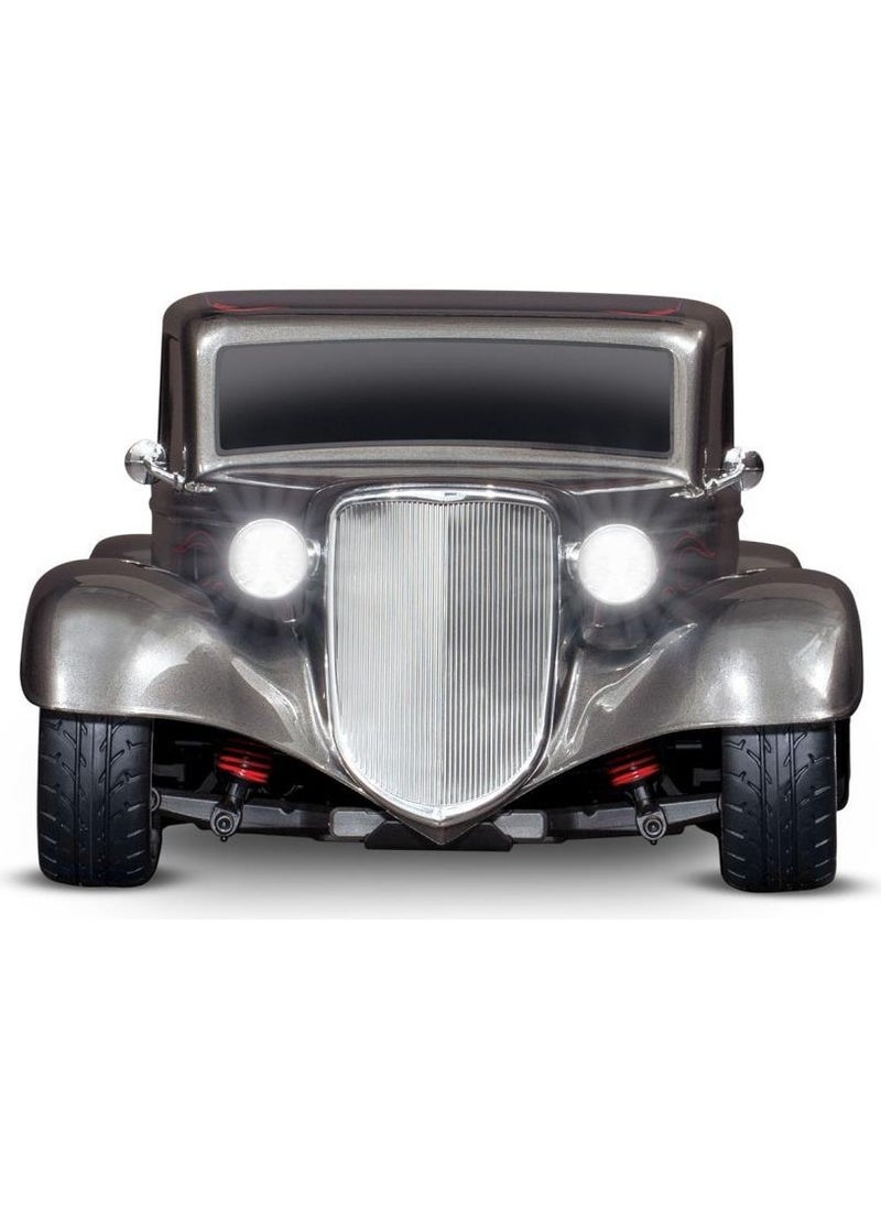 TRAXXAS 4-Tec 3.0 Factory Five 35 Hot Rod 1/10 Rtr Touring Electric RC Model Car & TQ Remote Control Silver  - Image 3