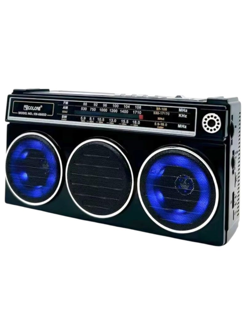 Golon Radio and Cassette Player Supports USB and Bluetooth connectivity - Image 3