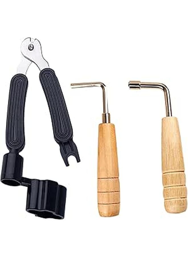 3 in 1 Guitar String Winder Cutter Stretcher Tool Kit for Electric Acoustic Bass Banjo - Image 1