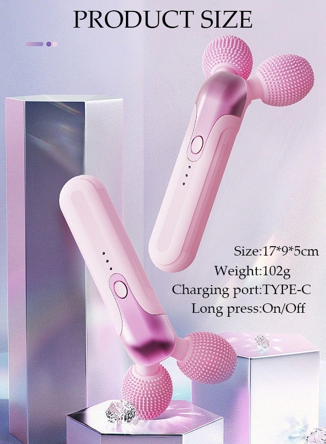 DUNISO 3D Face Massager Facial Massager Roller Face Tool 3 Adjustable Modes for Facial Cleansing Beauty Sculpt Skincare Device for Face Lift Wrinkle Removal Anti Aging for Women - Image 4