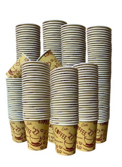 ECO 1000 pieces paper cups for hot drinks, tea and coffee, size 9 ounces  - Image 1