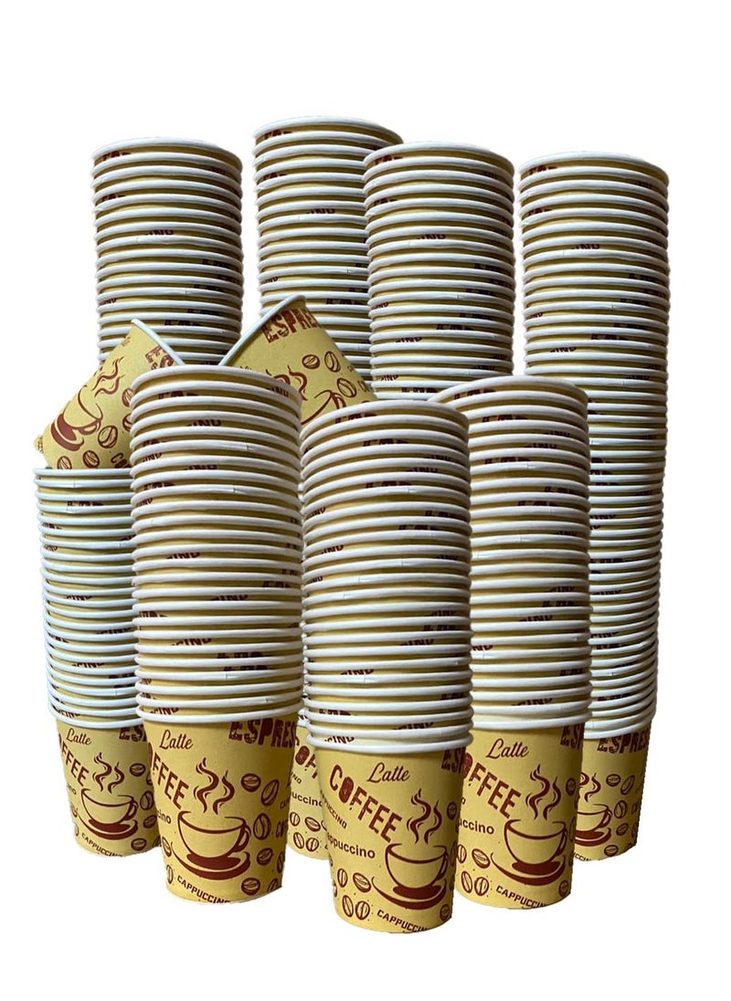 ECO 1000 pieces paper cups for hot drinks, tea and coffee, size 9 ounces  - Image 1