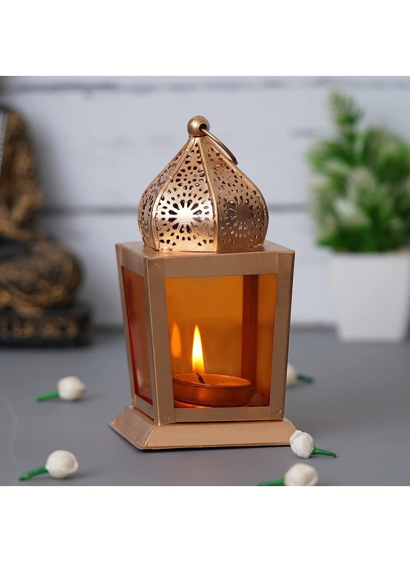 Webelkart Webelkart Combo of 3 Rakhi for Brother, Bhaiya and Bhabhi with Kids Rakhi and Moroccan Gold tealight Candle Holder and Rakshabandhan Gifts and 1 Greeting Card and Roli Chawal Pack  - Image 3